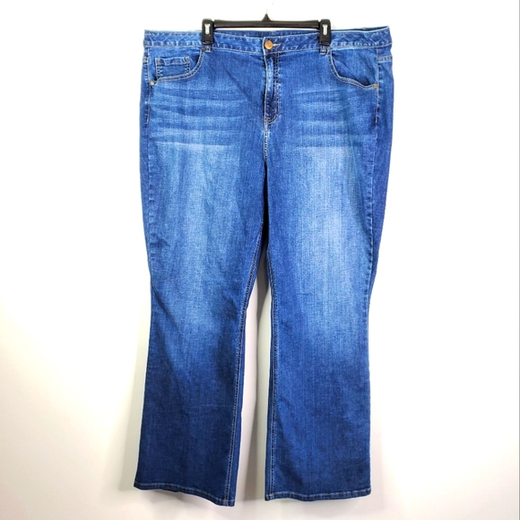 Lane Bryant Denim - Lane Bryant Bootcut Genius Fit Jeans 26 Regular